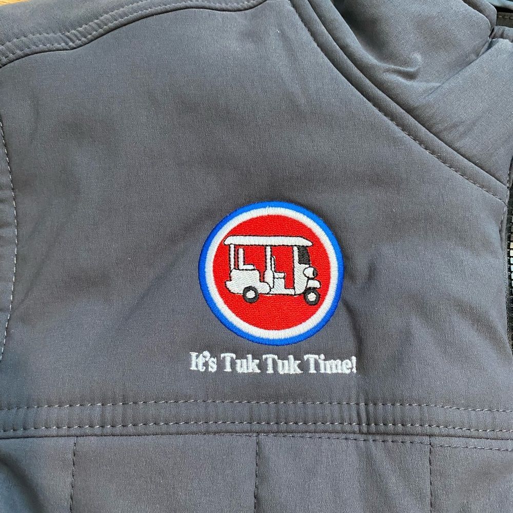 Orvis Men's L Gray Quilted Vest Full Zip | It’s Tuk Tuk Time - Picture 4 of 11
